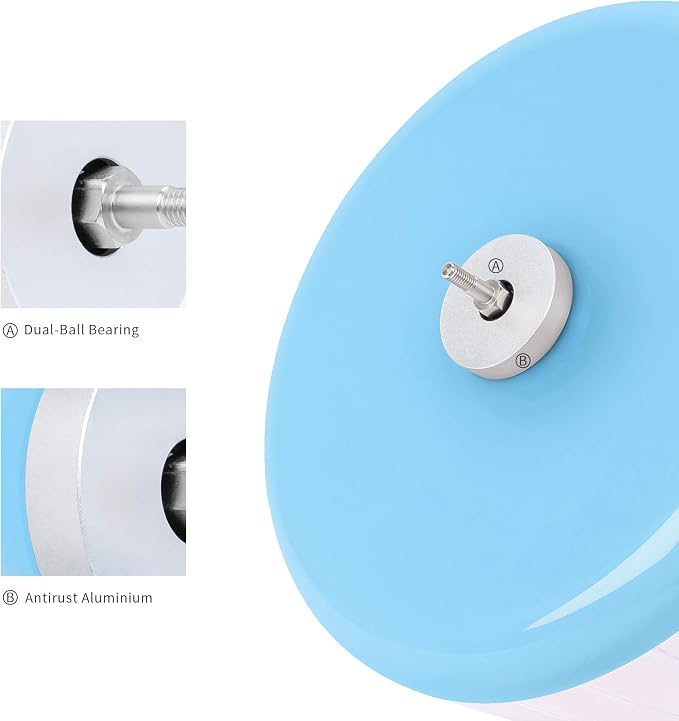 Niteangel Super-Silent Hamster Exercise Wheels: Quiet 10 inch Running Wheel | Can 10.6-13.4" Adjustable Height - No Bend Back Spinner Running for Dwarf Syrian Hamster Gerbils Mice Or Other Small Animal