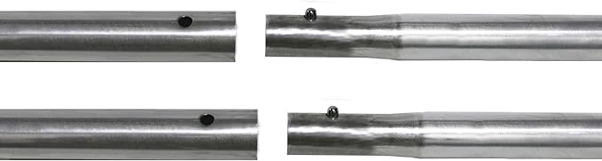 USA-Made Snow Roof Rake with Shingle Saver Rollers (20 Foot)