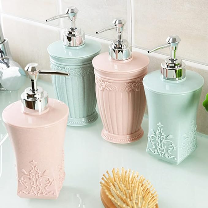 Eco-Friendly Reusable Plastic Pump Bottles for Shampoo Hand Soap Lotion Refillable Portable