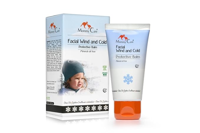 Mommy Care Facial Wind & Cold Protective Balm – Mineral Oil-Free Formula with Calendula, Olive Oil & Jojoba, Soothes & Hydrates Dry, Sensitive Skin for Babies, Kids & Adults, 50ml/1.76 fl oz
