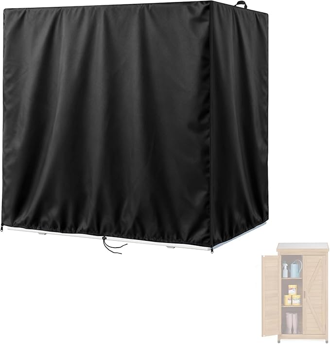 Kasla Storage Cabinet Cover, Outdoor Chest Storage Waterproof Cover, Weatherproof Cabinets Covers for Kitchen Patio Garden Backyard - 30"Lx18"Wx58"H