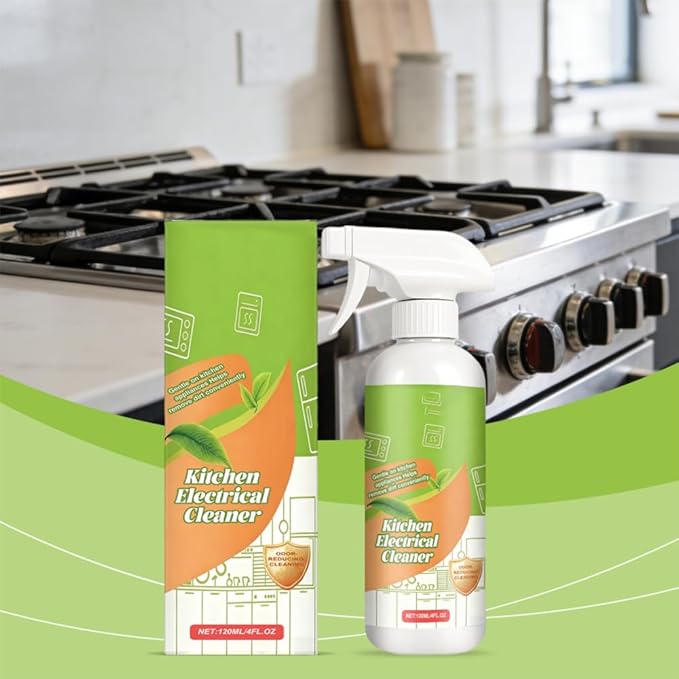Electrolyzed Ion Kitchen Cleaner Spray, Cleanse Kitchen Appliance Cleaner, Multi-purpose Household and Kitchen Cleaning Spray, Multi-purpose Cleaner for Oven, Stove, Range Hood & Appliances (3)