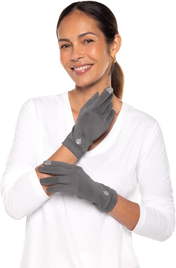 Coolibar Full Finger UV Sun Gloves - UPF 50+ Sun Protection - Gannett