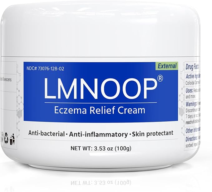 Eczema Cream for Dry, Itchy, Irritated, and Eczema Prone Skin, Maximum Strength Treatment Ointment for Rash, Psoriasis, Dermatitis 3.53oz