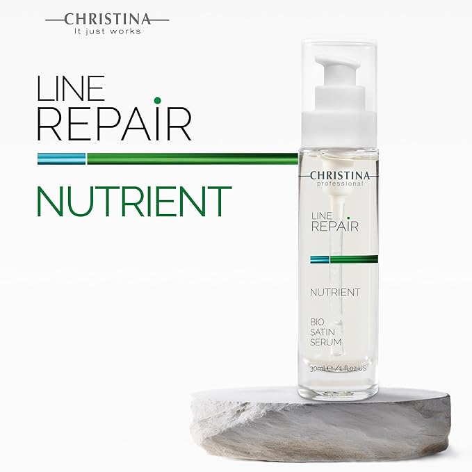 Cristina Nutrient Bio Satin Face Serum - 30 ml - Squalane, Vitamin A and Vitamin C Serum for Face for Even, Radiant Glow and Firmer Complexion - For Dry, Normal and Sensitive Skin