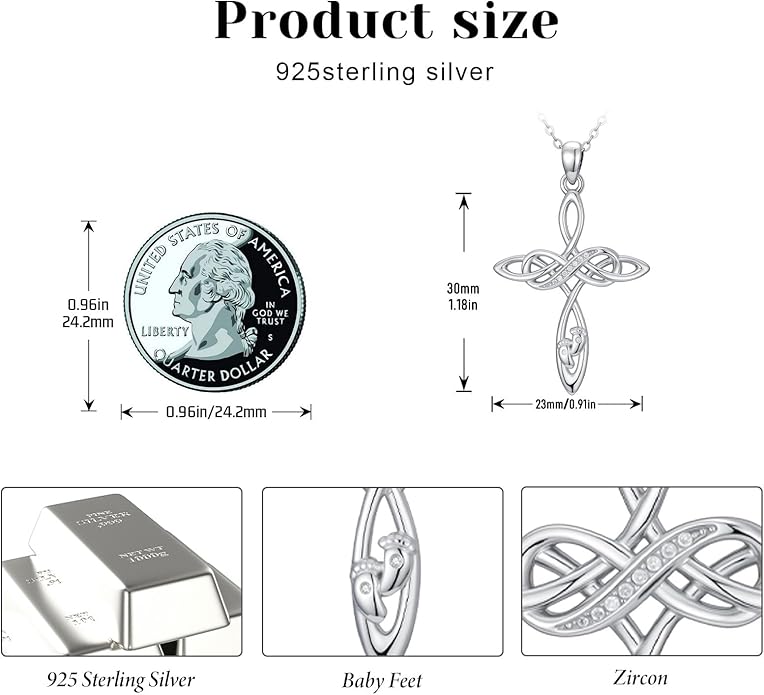 Angel Heart Miscarriage necklace loss of pregnancy for Mother 925 Sterling Silver necklace