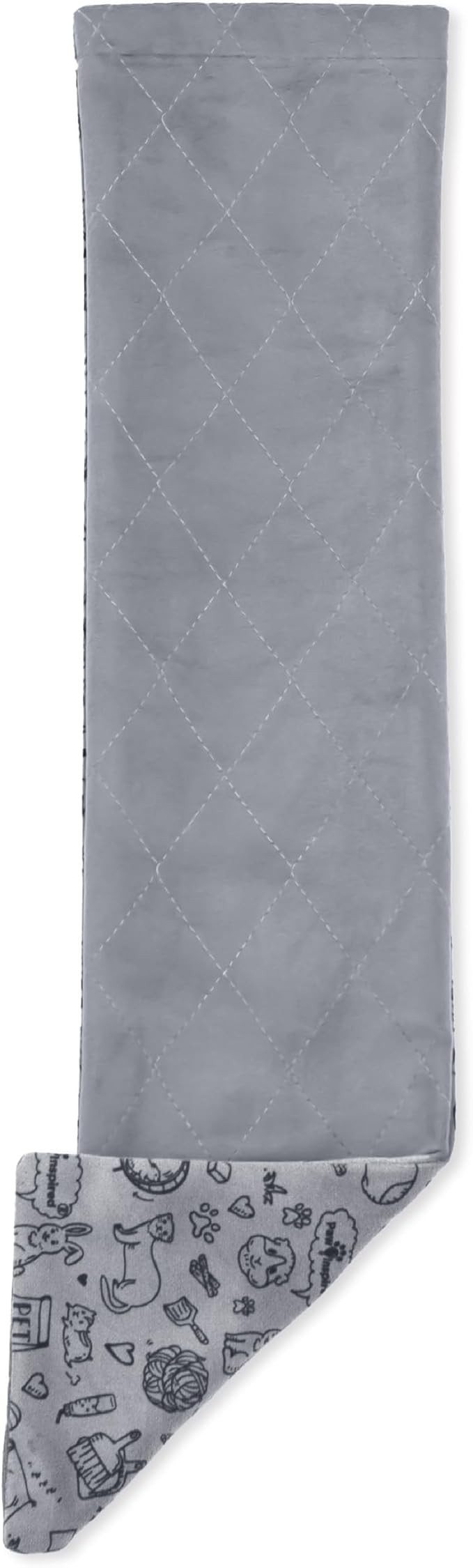 Paw Inspired Fitted Fleece Exit Ramp Cover for Critter Nation Cage, Gray | Exit Ladder Liner for Ferret Nation/Critter Nation Cage, For Ferrets, Rats, Chinchillas, Hedgehogs, Small Animals, Pets