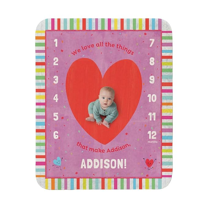 I See Me! Personalized Blanket - Name Blanket - Christening Gift - Baptism Gift - Custom Baby, Newborn, Quilted Throw Blanket