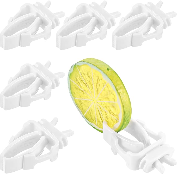 6 Pieces Bird Cage Food Holder Parrot Fruit Vegetable Clips Bird Cage Feeder Clip for Budgie Parakeet Cockatoo Macaw Cockatiel Conure | Clip On Cage Bars, Holds Fruit Veggie Greens, Fits Budgie Cockatoo Macaw Conure, Spring Grip Feeder, 6 Pack