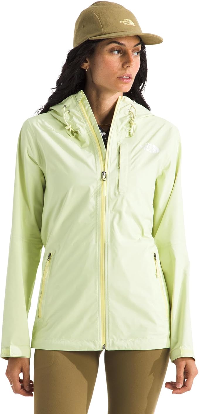 THE NORTH FACE Women's Alta Vista Rain Jacket | 3 Piece Hood With Adjustable Cinch-cord, Waterproof, Breathable