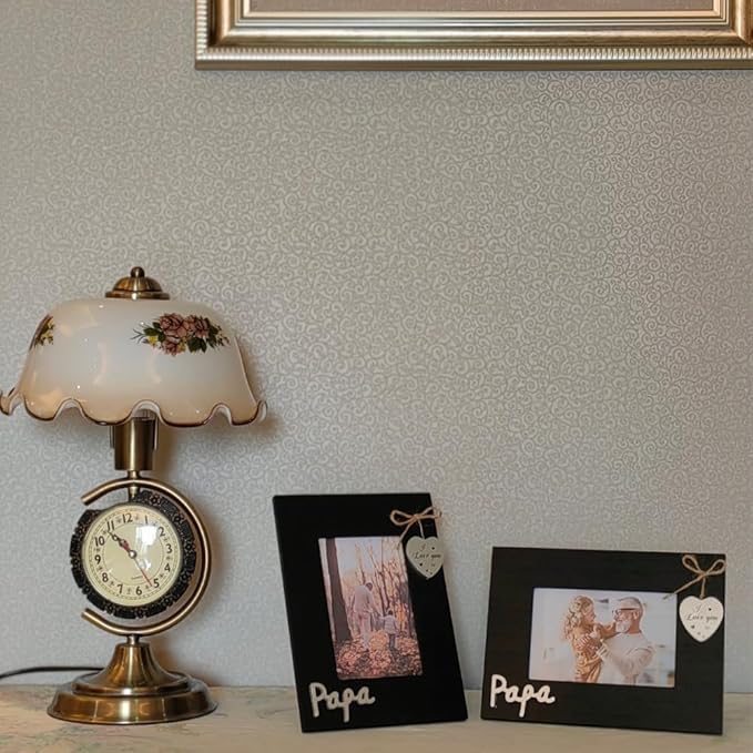 Grandpa Picture Frame,I Love You Papa Photo Frame with Heart,Father Day Gift,Gift for Dad or Grandpa from Grandchildren, Grand Father Frame 4x6 Vertical (Papa)