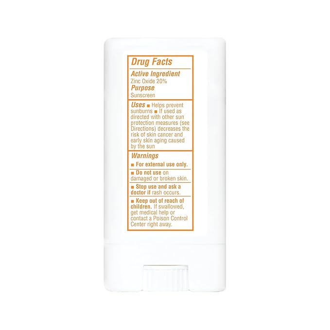 Thinkbaby SPF 30 Sunscreen Stick – Safe, Natural, Water Resistant Sun Cream for Babies, Kids & Adults – Mineral UVA/UVB Sun Protection – Reef Friendly Travel Stick, 0.64 oz