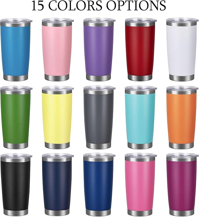 Personalized Tumbler with Lid and Straw Custom Stainless Steel Cups Mug with Engraved Name Text Customized Travel Coffee Tumbler Gifts for Men Women 20oz