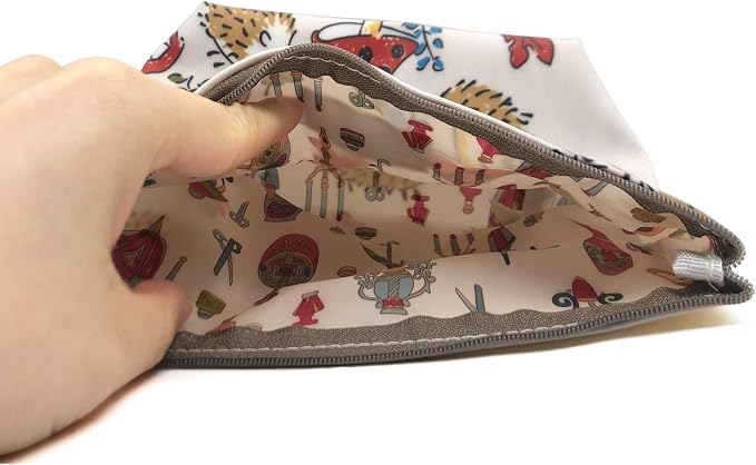 Hunger Hedgehog Print Make-Up Cosmetic Bag Carry Case, 14 Patterns (P1141702)