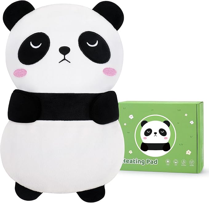 Panda Microwavable Heating Pad for Period Cramps,Cute Animal Microwave Heating Pad for Kids Women,Panda Plush Heated Pad for Birthday Mother's Day,Heating Pads for Pain Relief with Lavender Scented