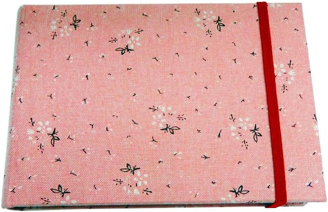 Photo Album 4x6, Soft Fabric Cover Pictures Photo Albums Memory Book for Family Baby Wedding Anniversary Birthday (Pink, 100 Pockets)