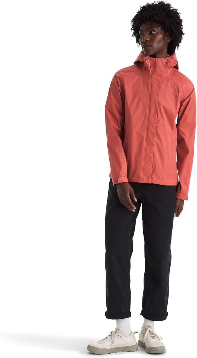 THE NORTH FACE Women's Venture 2 Waterproof Hooded Rain Jacket | Raincoat With Breathable Dryvent 2.5l Fabric, Pit-zips