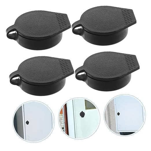 8pcs Rainproof Cover Dustproof Pad Weatherproof Covers Outdoor Locks Protection
