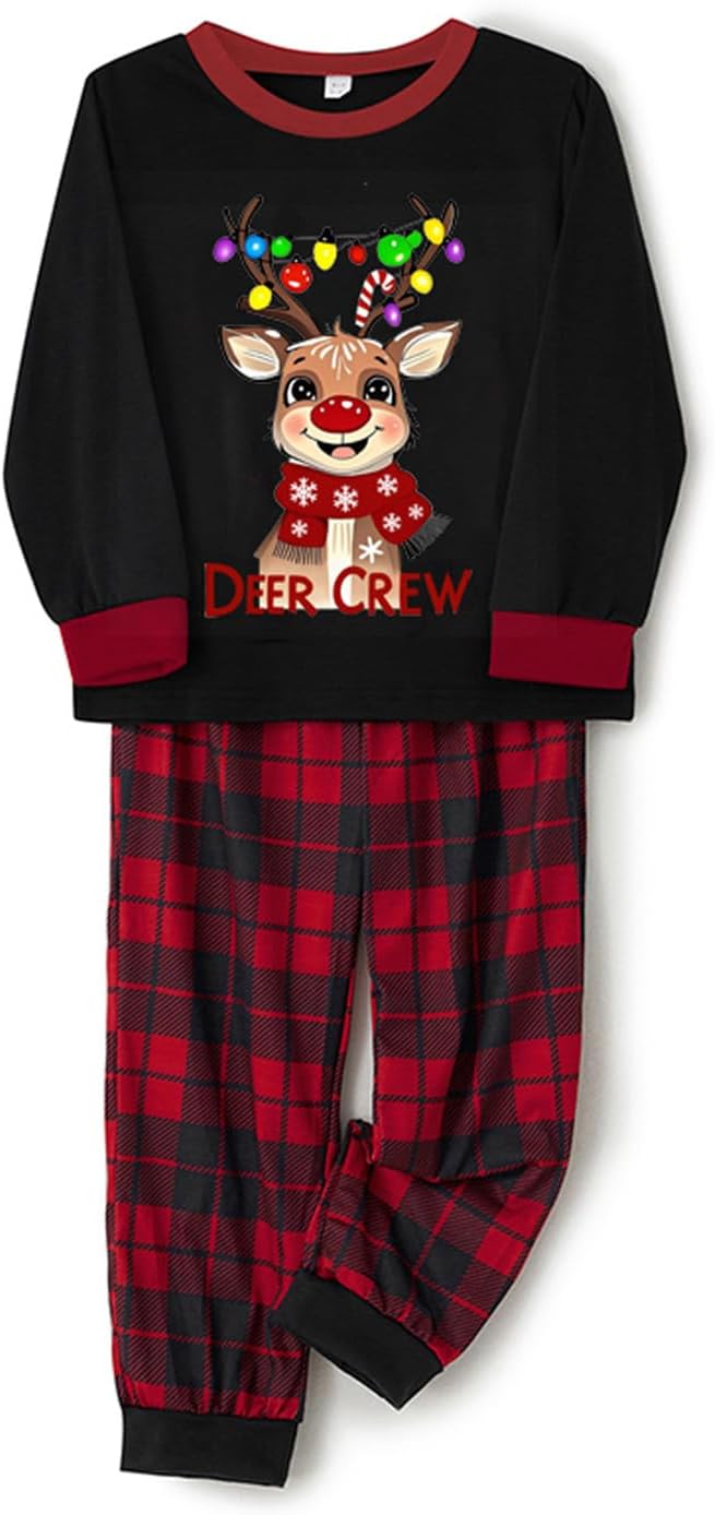WephuPSho Christmas Family Matching Pajamas, Festive Xmas Jammies Sets for the Whole Family, Holiday Pjs Christmas