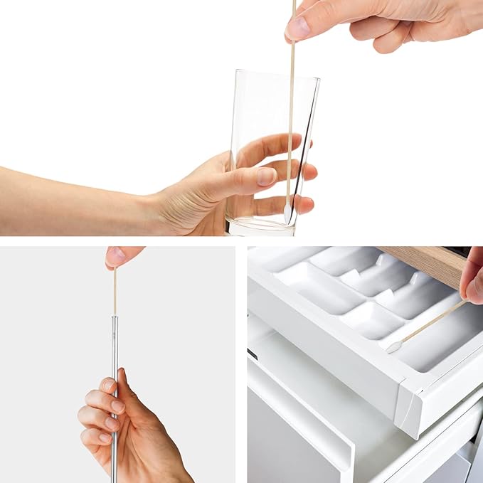 600/500/400 PCS Gun Cleaning Swabs - 6" Lint-Free Long Cotton Swabs Bamboo Handle, Precision Firearm Maintenance Kit Electronics Instruments, Professional Supplies with Reusable Storage Case