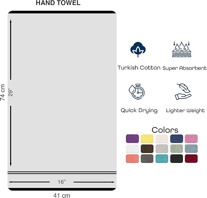Hawmam Linen Pink Hand Towels 4 Pack Turkish Cotton Premium Quality Soft and Absorbent Small Towels for Bathroom