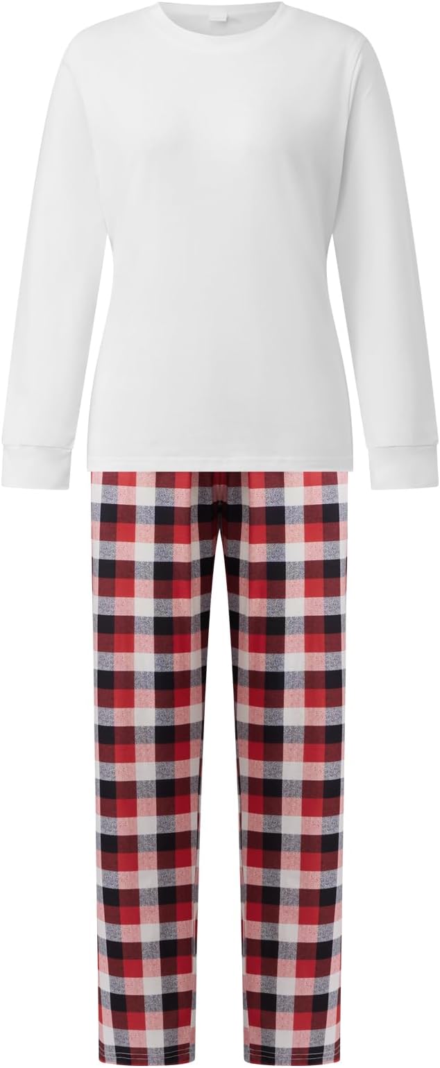Christmas Family Pajamas Matching Sets, Matching Christmas Pjs For Family and Dog, Holidays Jammies Family Pjs Set