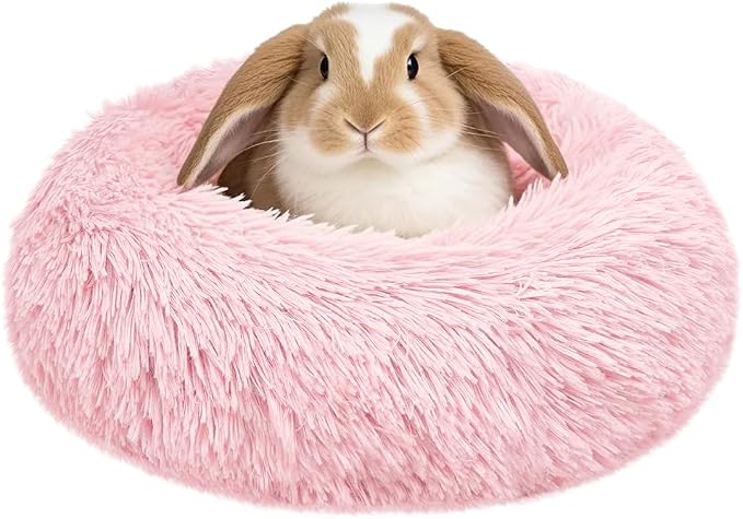 Bunny Bed Large Rabbit Hideout Soft & Comfortable | Small Animal Bedding, Cozy Bed Mat, Warm Hideaway, Cage Accessories for Guinea Pig