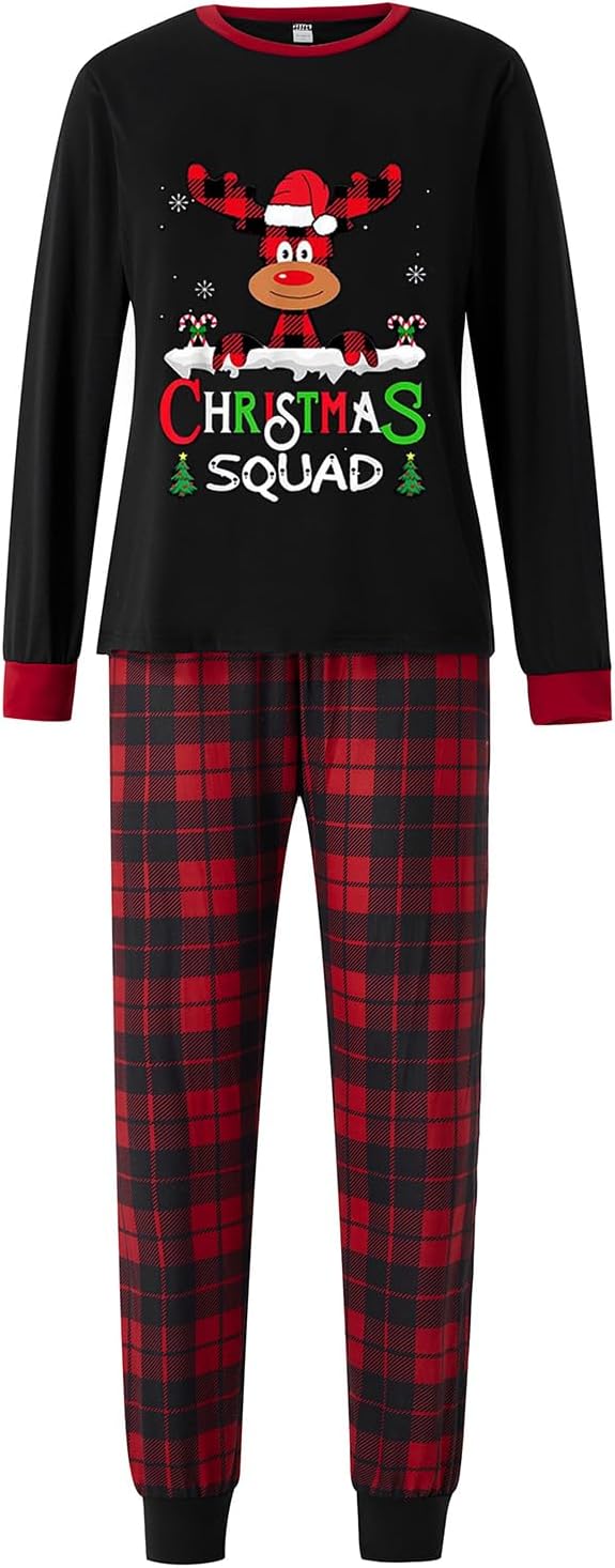 Christmas Family Pajamas Matching Sets, Matching Christmas Pjs For Family and Dog, Holidays Jammies Family Pjs Set