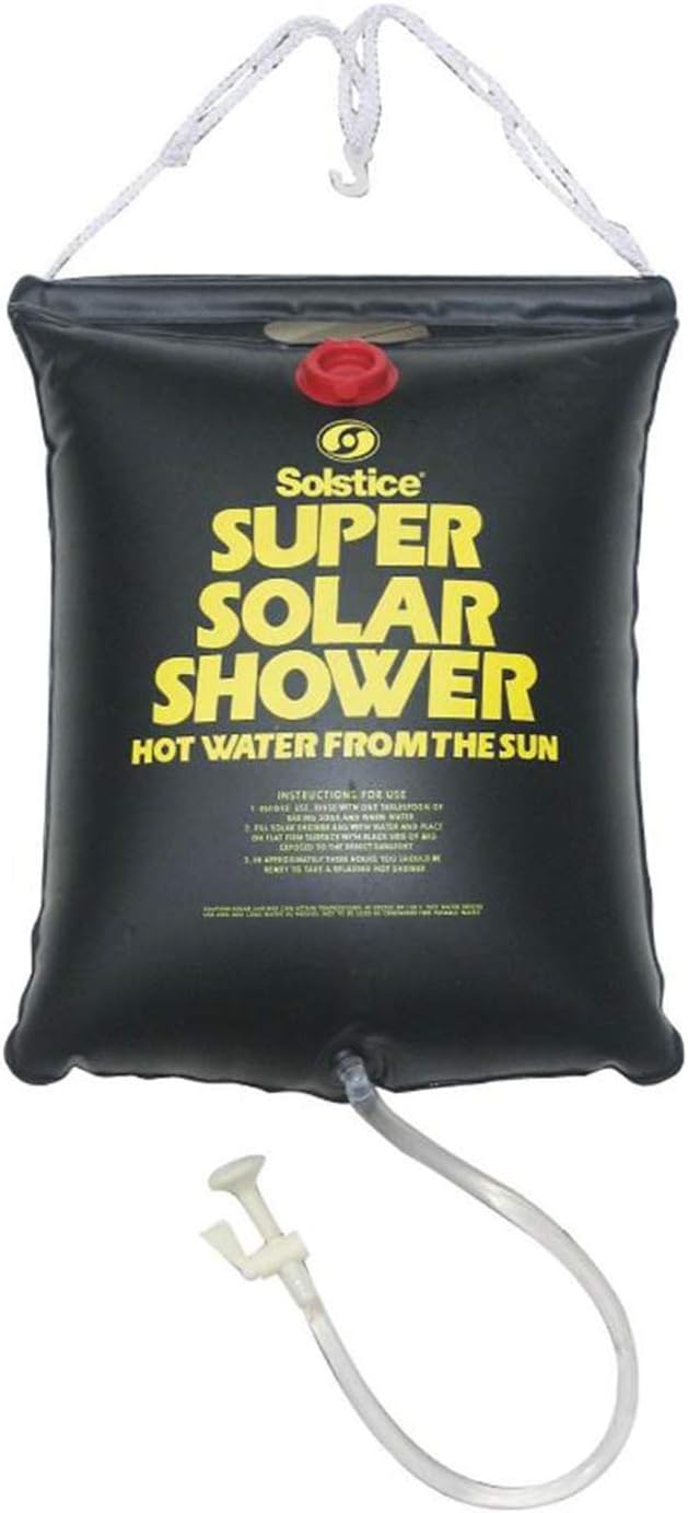 SWIMLINE HYDROTOOLS 40331 Super Solar Shower | Adjustable Hanging Hook | 3.75 Gallon Capacity Up To 100 Degrees | Environmentally Friendly | Outdoor Backyard Poolside Spa