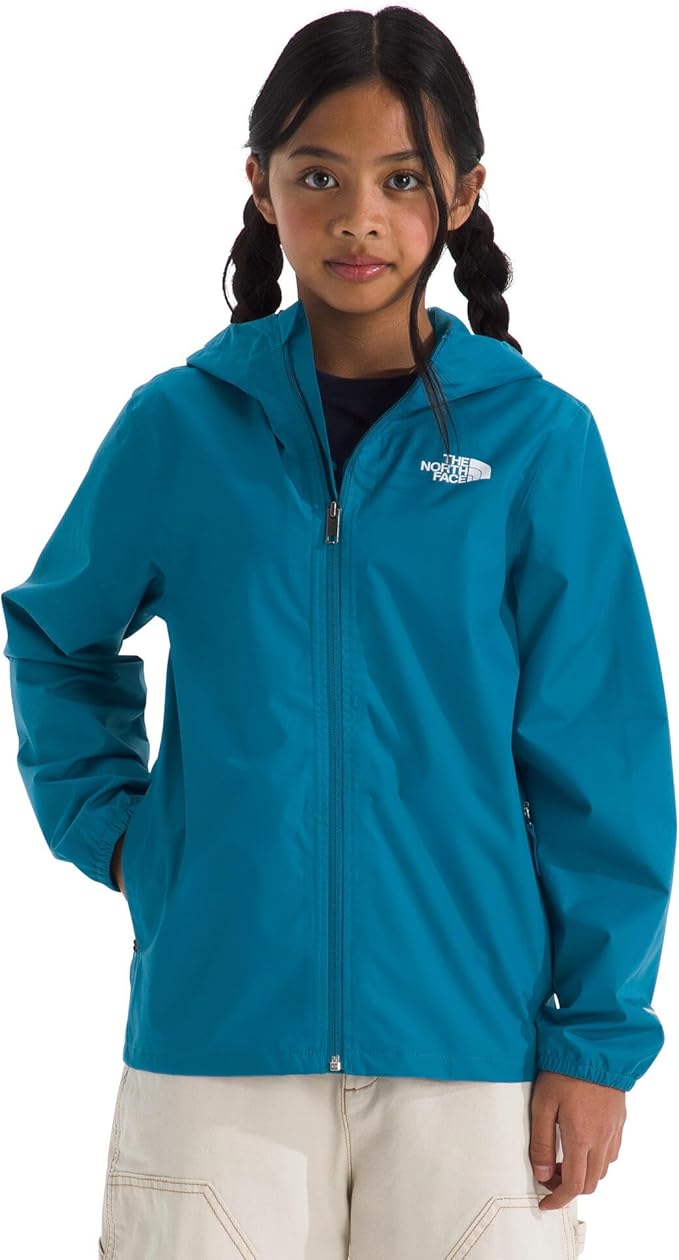 The North Face Unisex Kids Zipline Rain Jacket - Waterproof Rain Coat, Secure Zip Pockets, Weather Ready Hood