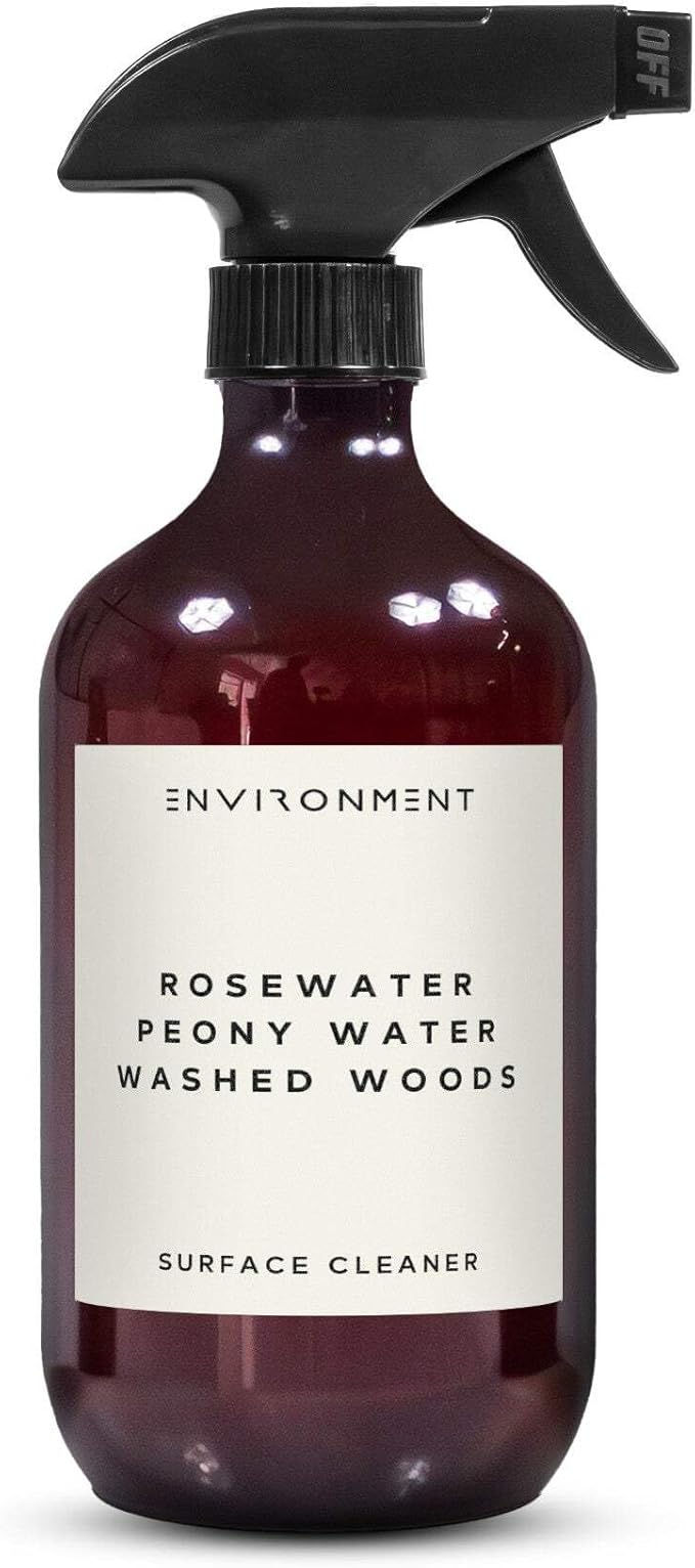 ENVIRONMENT Inspired by Designer Perfume IM L'Eau Surface Cleaner, 16oz Luxury Surface Cleaner (Rosewater | Peony Water | Washed Woods) Home Essentials, Scented Cleaning Products, Vegan & Cruelty-Free
