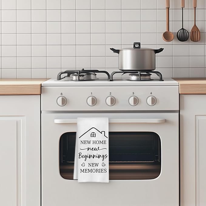 Housewarming Gifts Kitchen Towels, House Warming Gifts New Home House Apartment, New Home Gift Ideas for New Homeowners, Housewarming Decorations, 16x24 Inch