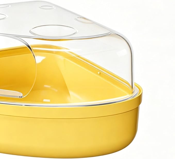 Hamster Sand Box Bathing Digging Transparent Leakproof | Hamster Cage Bathing Sand Box for Mouse Chinchilla Enrichment Play Sleeping Foraging Potty