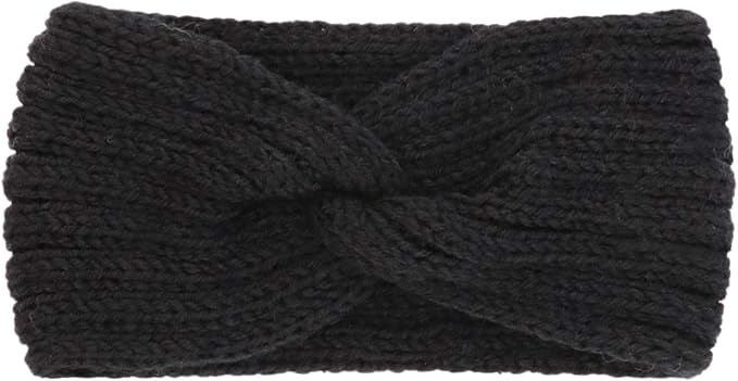 DRESHOW Winter Knit Chunky Headbands for Women Crochet Turban Knitted Ear Warmer Fashion Head Wrap 6 Pack