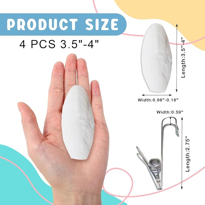 Bird Cuttlebone for Parakeets, Cuddle Bone, Birds Calcium, 3.5"-4", 4 Pcs | Cuttlefish Bone for Sharp Beaks, Natural Calcium for Parrots Cockatiels Budgie Tortoise