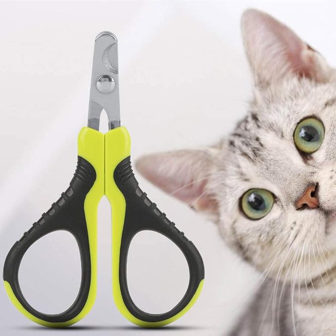 Pet Nail Clippers for Small Animals - Cat Nail Clippers & Claw Trimmer for Home Grooming Kit - Professional Grooming Tool for Tiny Dog Cat Bunny Rabbit Bird Puppy Kitten Ferret