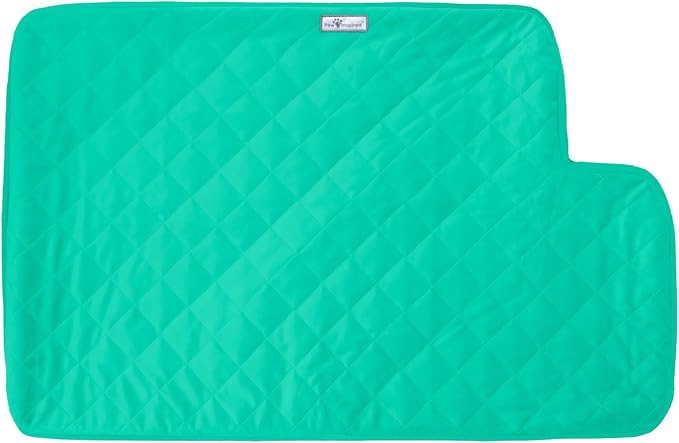Paw Inspired Fitted Fleece Top Pan Liner for Critter Nation Cage, Green | Tray Cover with Notch for Ferret Nation/Critter Nation Cage, For Ferrets, Rats, Chinchillas, Hedgehogs, Small Animals, Pets
