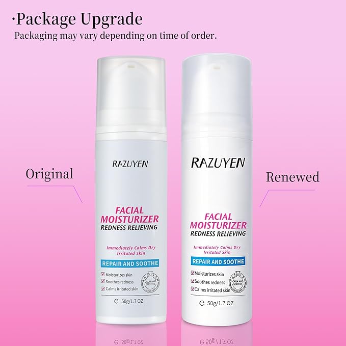 Panthenol Cream, Soothing Face Repair Cream for Sensitive Skin, Fragrance Free, Non-Comedogenic, Hypoallergenic, Ceramide Moisturizer for Calming and Hydrating Skin, 1.7 Oz