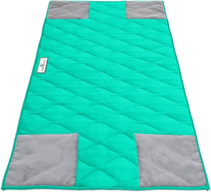 Paw Inspired PopCorner Washable Fleece Cage Liners, Midwest, Green | Reinforced Corners, Super Absorbent Mat, Bedding, Waterproof Bottom, Guinea Pigs, Ferrets, Rabbits, Hamsters, Small Animals