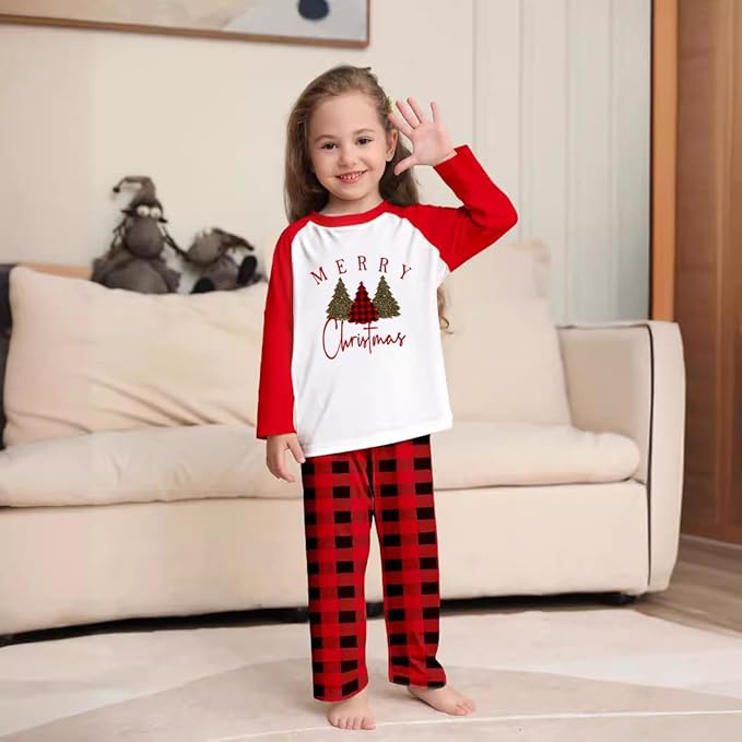 TEERAPHIQUE Christmas Pajamas for Family,Family Holiday Pajamas Matching Sets,Xmas Jammies for Couples