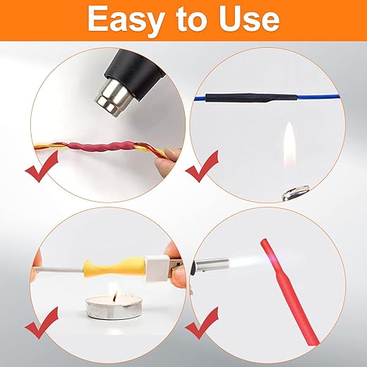 ASHINER Heat Shrink Tubing Kit - 580Pcs EVA Material in 6 Colors and 11 Sizes - Ideal for Electrical Insulation, Repairs, and Wire Connectors with User-Friendly Design and Storage Case