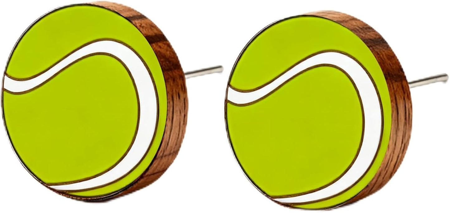 Wooden Stud Earrings for Women Hypoallergenic Jewelry Gifts for Women