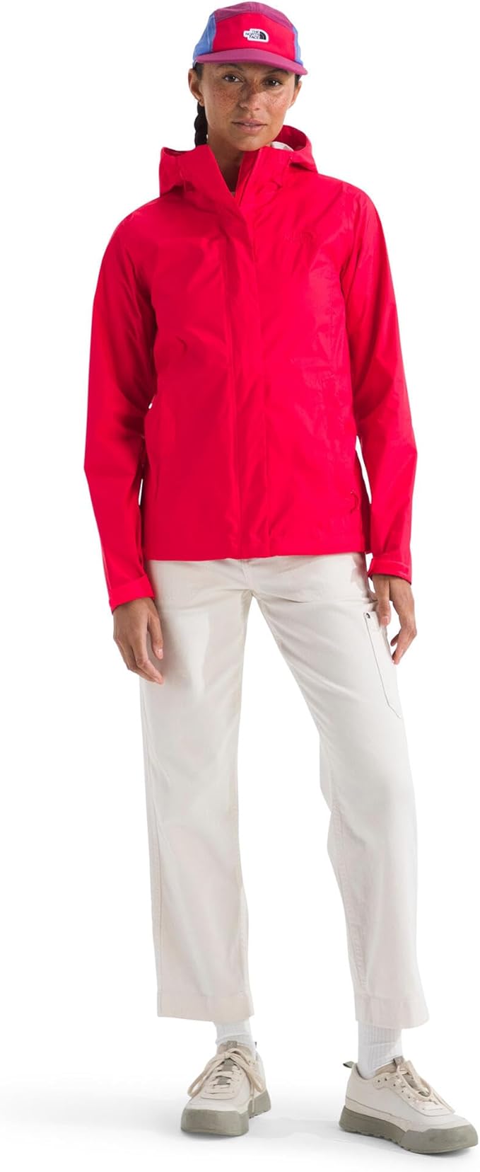 THE NORTH FACE Women's Venture 2 Waterproof Hooded Rain Jacket | Raincoat With Breathable Dryvent 2.5l Fabric, Pit-zips