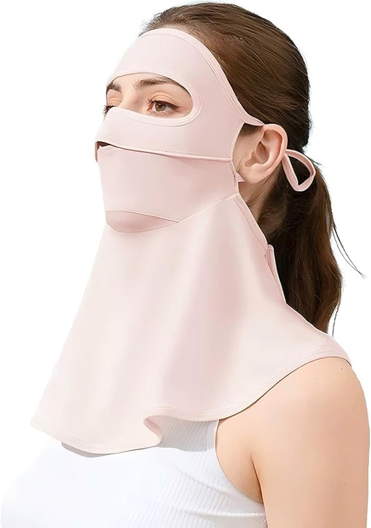 Face Cover for Sun Protection UPF 50+ UV Neck Protection UV Face Mask Covering Eye