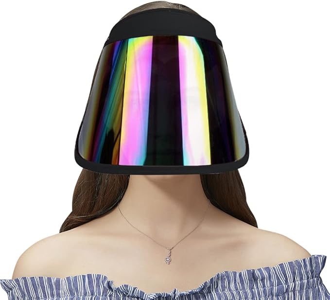 Face_Shield Protector Sun Visor Hat UV Protection Summer Sun Cap Great for Oudtoor Hiking Camping Golf Tennis Cycling