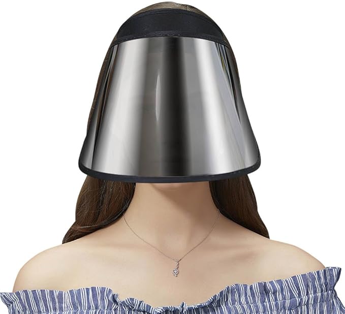 Face_Shield Protector Sun Visor Hat UV Protection Summer Sun Cap Great for Oudtoor Hiking Camping Golf Tennis Cycling