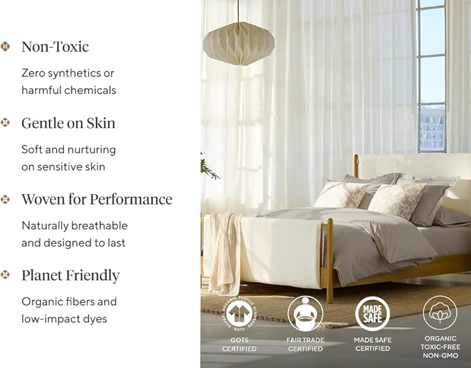Coyuchi Classic Organic Cotton Terry Bath Towels, Minimalist 4-Piece Towel Set, Alpine White, Quick-Dry, Highly Absorbent, Soft, Lightweight, 100% GOTS Certified, 2 Hand Towel, and 2 Bath Towel