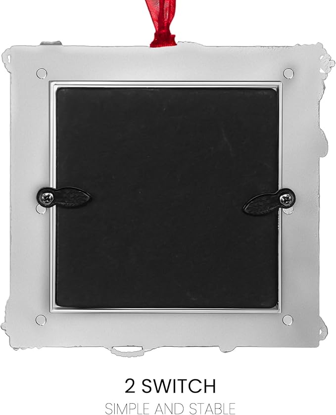 LARAINE Picture Photo Frame Christmas Metal 2025 Christmas High Definition Glass Display Pictures for Tabletop Home Decorative Holiday Gift (Blue, 2.5)
