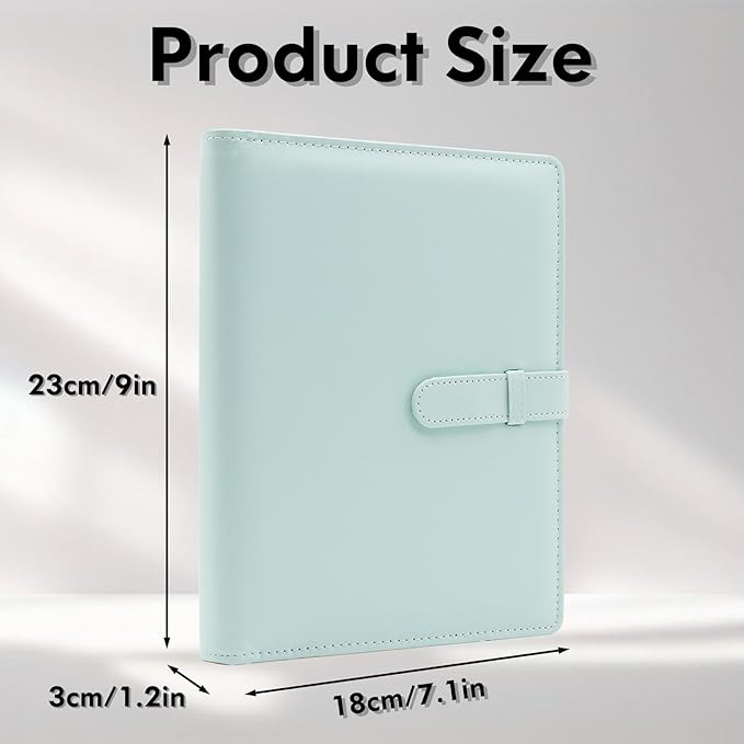 Photo Albums 4x6 Pictures – 152 Pockets Vegan Leather Cover Memory Album Book, Suitable for Family Wedding Boys Girls and Babies Storage (Mint)