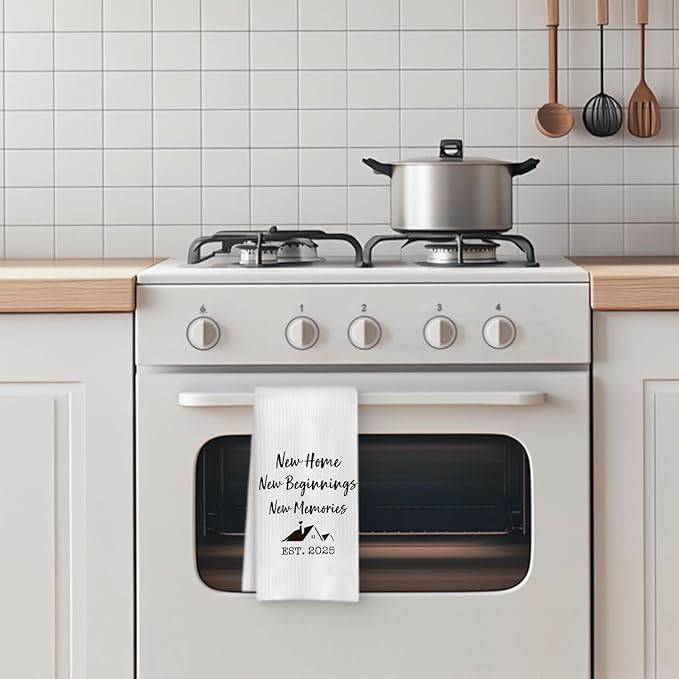 Housewarming Gifts Kitchen Towels, House Warming Gifts New Home House Apartment, New Home Gift Ideas, Gifts for New Homeowners, Housewarming Decorations 2025, 16x24 Inch